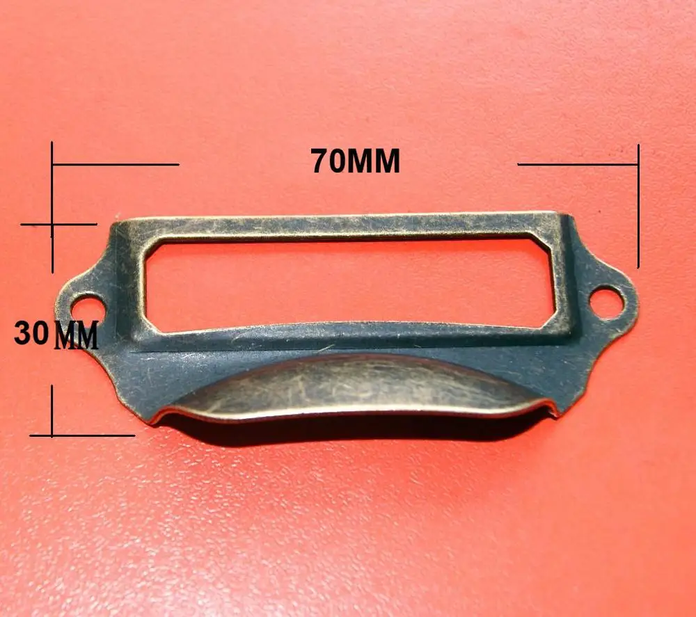 tungfull Hardware tools 25pcs Drawer handle label brand label Vintage