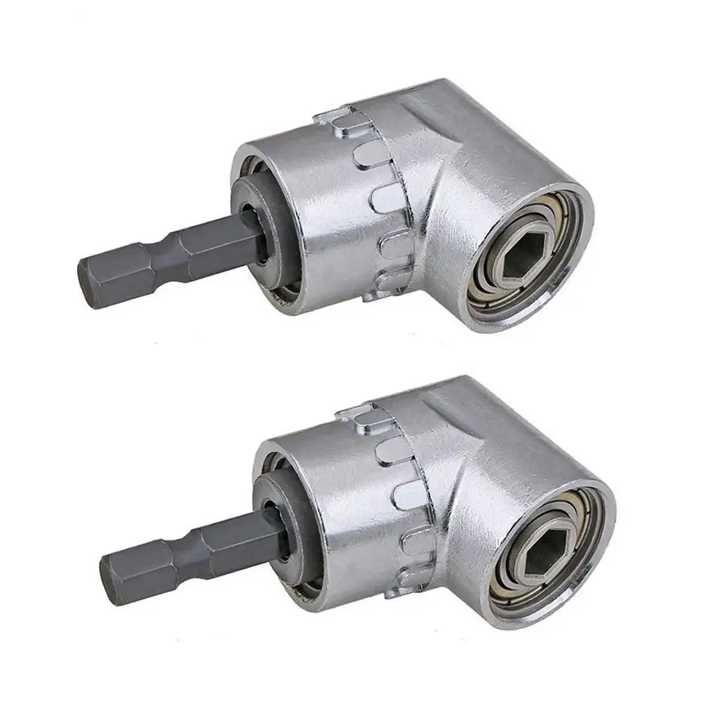 2PCS Right Angle Drill 105 Degree Multifunction Driver with 1/4inch Hex Bit Socket Screwdriver Holder Adapter | Инструменты