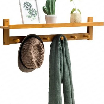 

B Wall-mounted coat rack wall racks bedroom hooks door hangers clothes rack storage consolidation