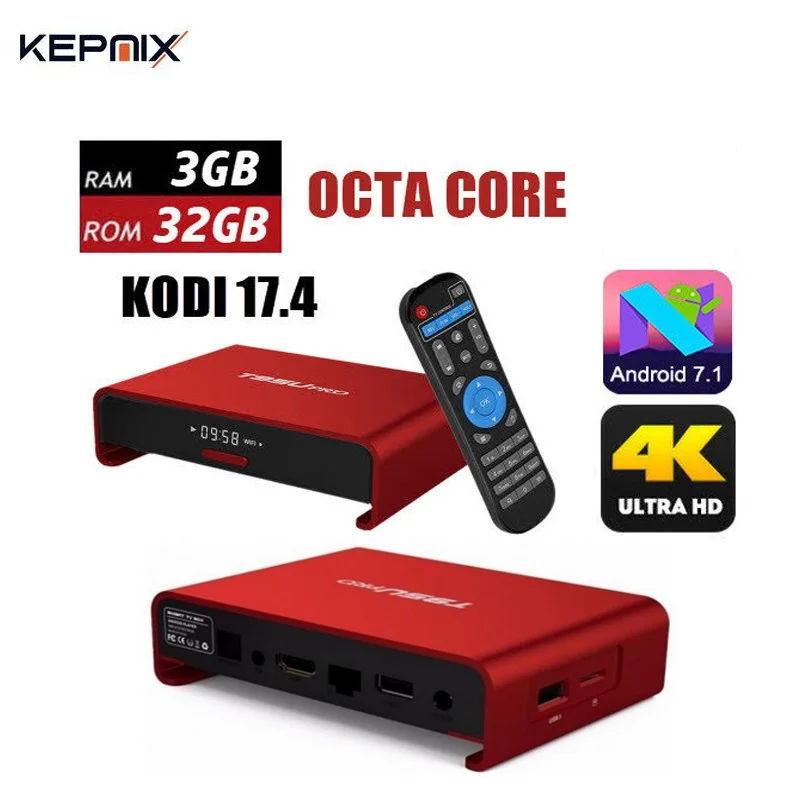T95U Pro Amlogic S912 OCTA Core 2G 16G/3G 32G Android 7.1 TV Box H.265 fully loaded 4K 5G Dual band Wifi t95u pro T95U Pro Amlogic S912 OCTA Core 2G 16G/3G 32G Android 7.1 TV Box H.265 fully loaded 4K 5G Dual band Wifi t95u pro