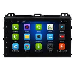 Android 8,1 автомобильный DVD gps для Toyota Prado 120 2009-2004 Авторадио 2din автомобильный Радио gps навигация Центральный в тире головное устройство системы