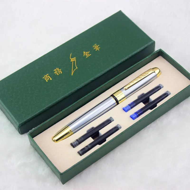 

luxury jinhao pen luxury Writing gift metal pens novelty Fountain Pen Nib Caneta office supplies ink pen