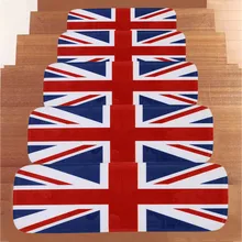 День Независимости 5 шт. StepBasic нескользящий коралловый флисовый стойкий ковер для лестницы коврик alfombra infantil украшение для дома гостиной