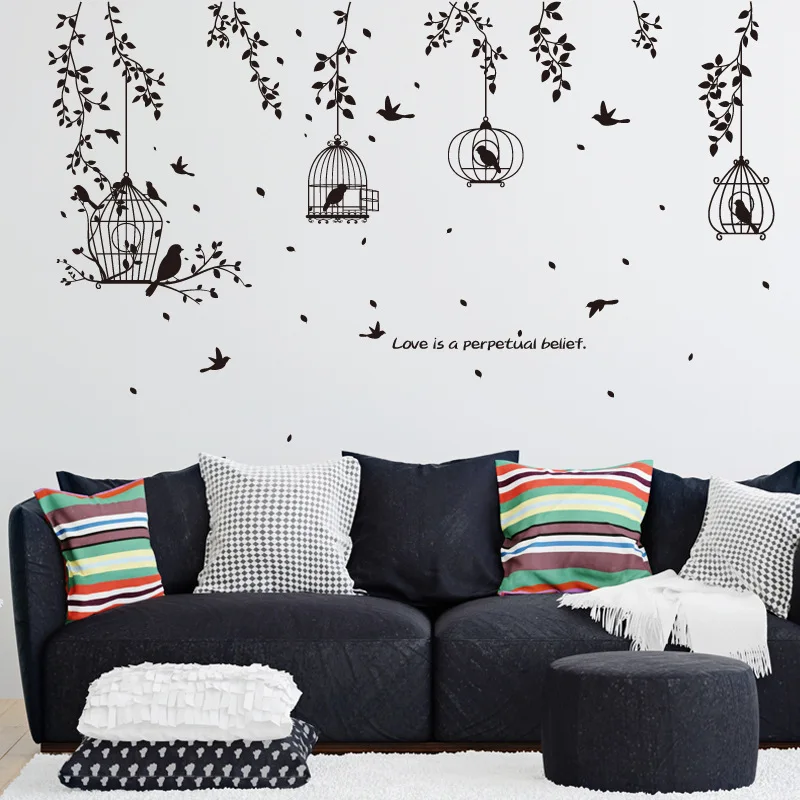 

Sofa Porch Dining Room Decoration Wall Sticker DIY PVC 50*70cm Commodity For dry And smooth surface Eco-friendly