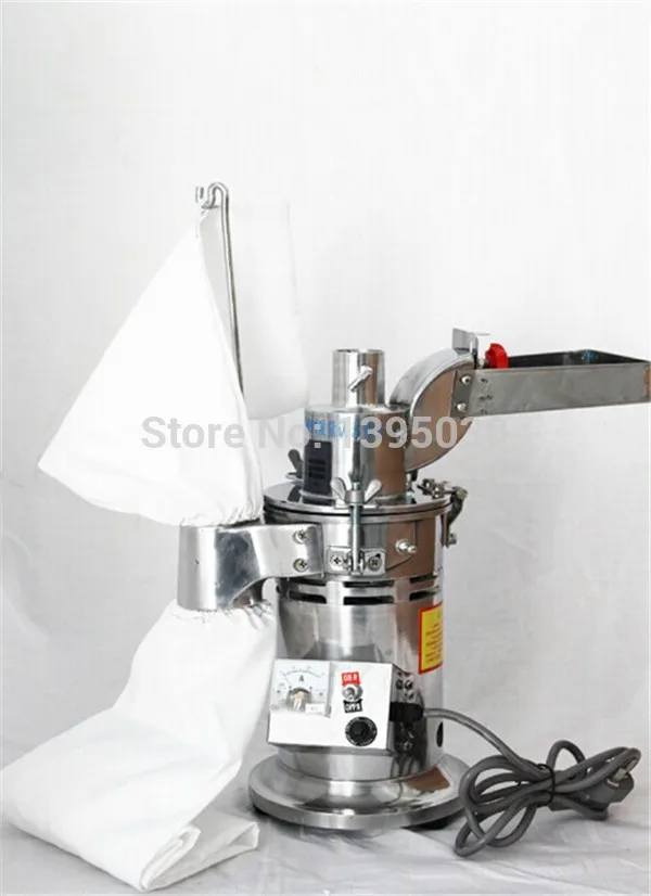 110/220V  DF-15 Automatic Hammer Herb Grinder Electric Grinding Machine Mini Milling Pulverizer For Coffee Tobacoo Soybean Corn