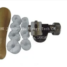 Внутренний держатель кольца с 7 различными пластиковыми рукавами деревянной ручкой кольцевой зажим