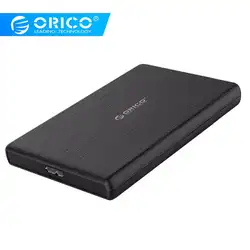 ORICO корпуса для жёстких дисков 2,5 дюймов инструмент Бесплатная Sata USB 3,0 внешний жесткий диск пластиковый корпус HDD коробка для 2,5 дюймовый Hdd SSD