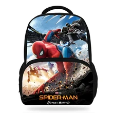 Женский рюкзак с рисунком Человека-паука для выпускного вечера, школьные сумки с принтом супергероя, повседневные Детские рюкзаки для подростков и мальчиков