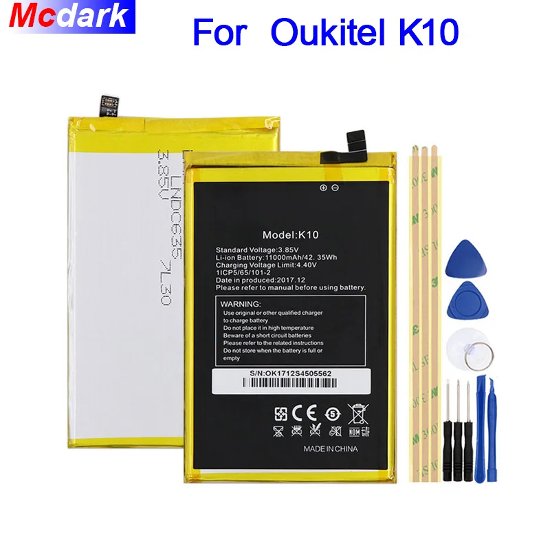Аккумулятор Mcdark на 11000 мА · ч для Oukitel K10 | Мобильные телефоны и аксессуары