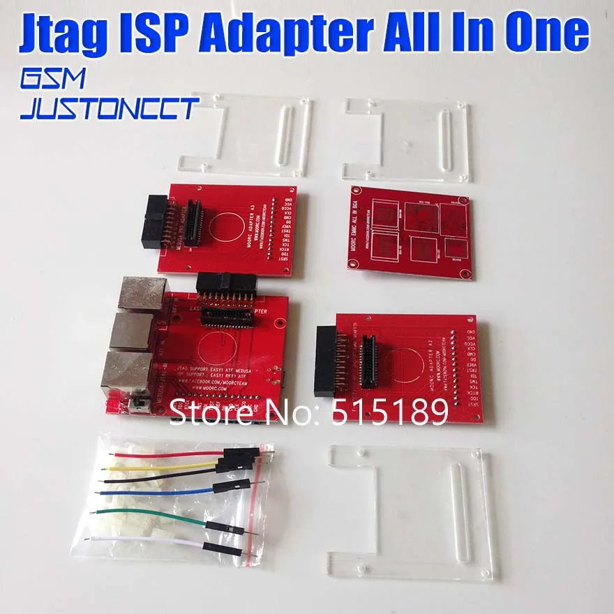Обновленный адаптер MOORC JTAG ISP все в 1 для RIFF EASY PRO MEDUSA EMMC E MATE BOX ATF BOX|adapter isp|adapter 1/2adapter