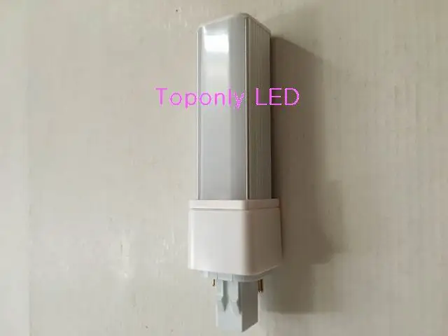 

6w high bright GX23-2 led pl light 270degree rotated compact plug bulb lamp 6000k white color 600lm 100pcs/lot factory promotion