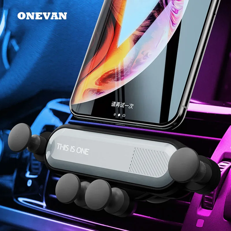 

Gravity Car Holder For Phone in Car Air Vent Clip Mount Mobile Phone Smartphone Holder Car Stand Support For iPhone No Magnetic