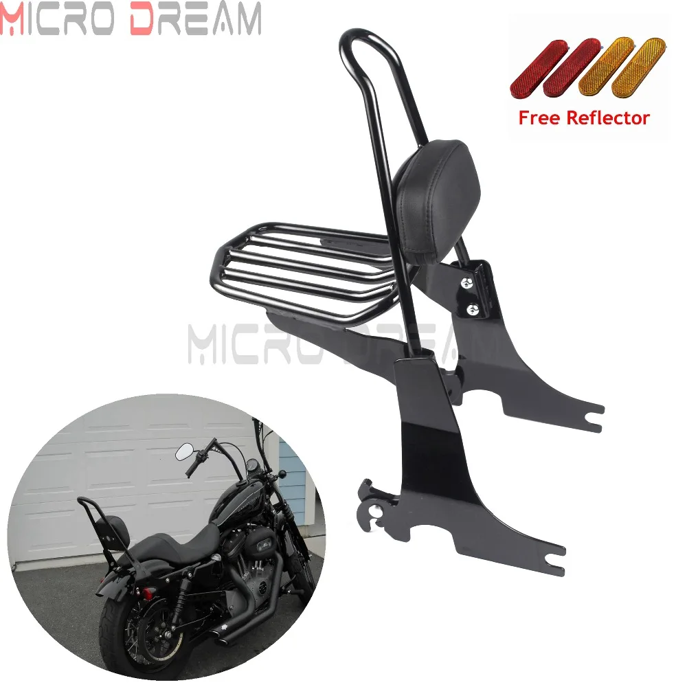 ผู้โดยสารที่สามารถถอดออกได้ Sissy Bar กระเป๋าเดินทางพนักพิงด้านหลัง