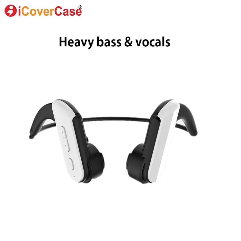 

For Huawei Honor 9 Lite 10 8 8X Max 7X 7C 6X 6A 6C 5A 5X Bluetooth Wireless Headphones Bone Conduction Earphone Headset with Mic