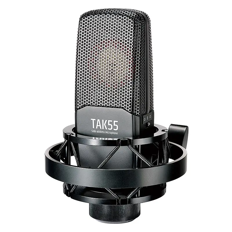 

Takstar TAK55 High Quality Studio Grade Professional Recording Microphone Dual Gold Plated Diaphragm Three Polar Patterns