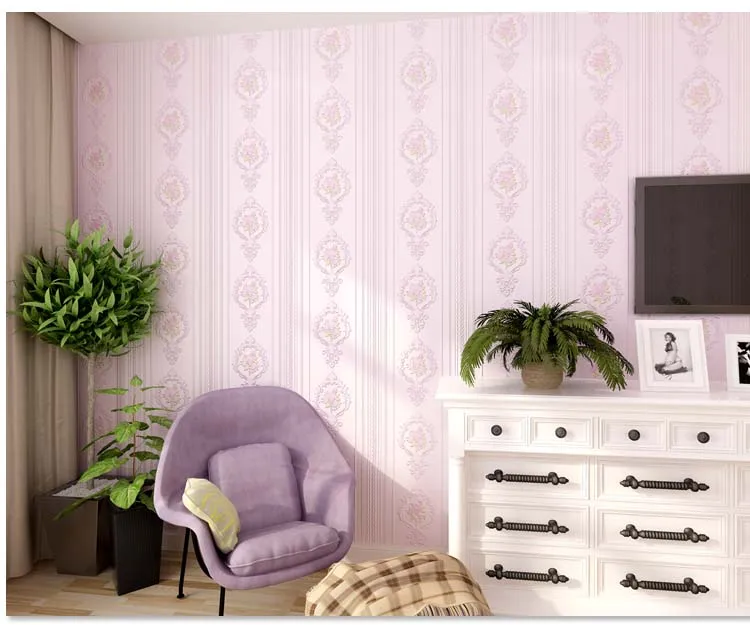 Европейский Лишенный обои для стен цветочные обои рулон для Гостиная Спальня украшение для стен росписи папье peint