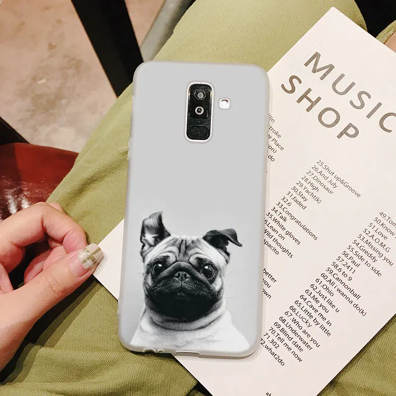 Силиконовый чехол для телефона с милыми собачками Пудель Samsung Galaxy A8S A6S A9 A8 Star A7 A6 A5