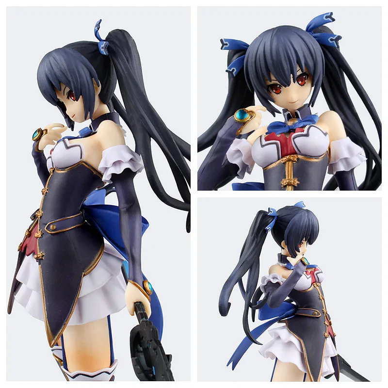 8'' Anime Action Figure Broccoli Noire Black Heart Choujigen Game Neptune PVC 20cm 1/8 Scale Collection Model Sexy Girl Doll