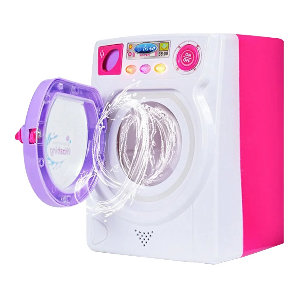 

Kids Simulation Washing Machine Toys Mini Educational Toy Random Color M09