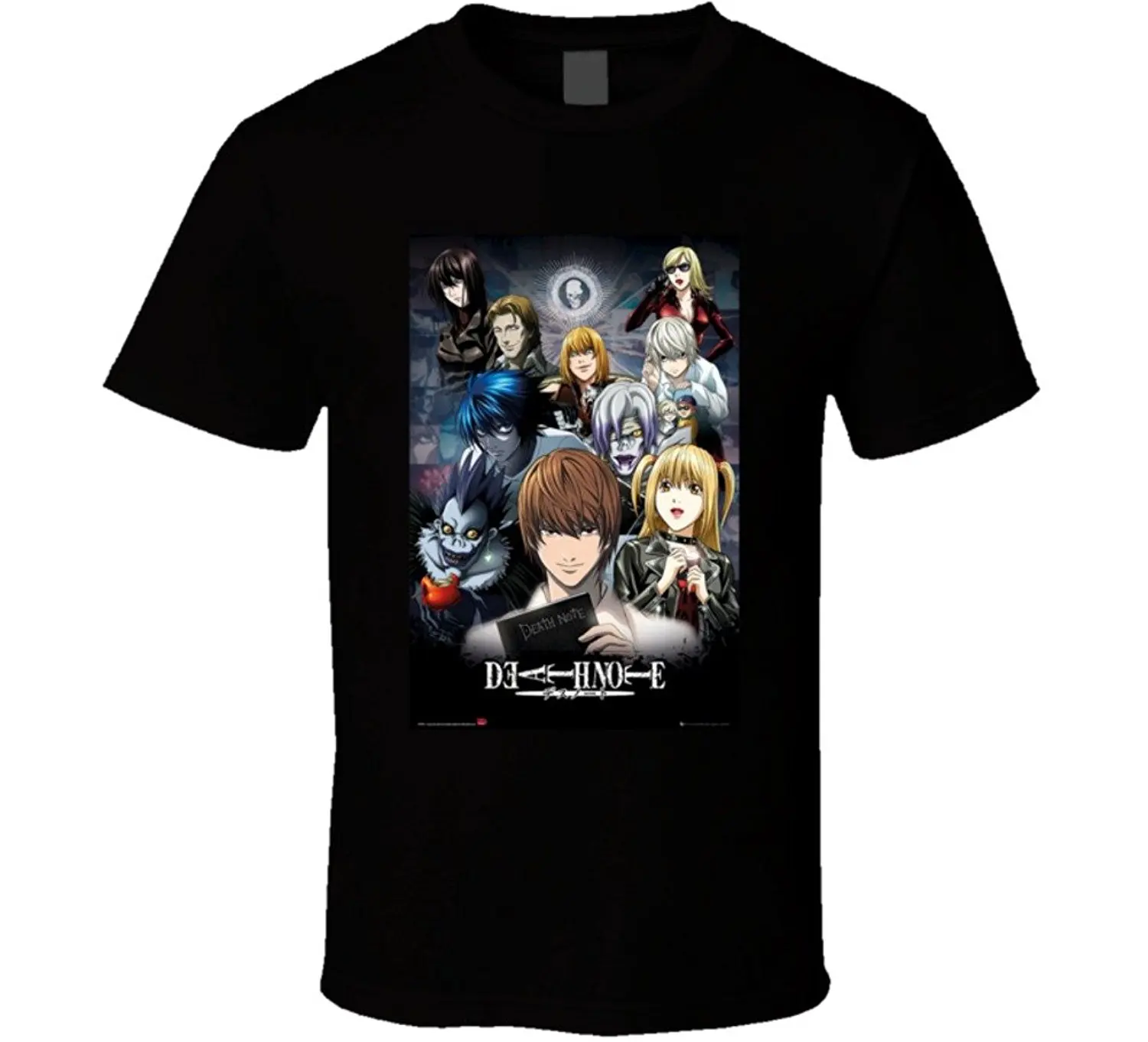 Death Note Anime TV Show Poster Cool Fan T Shirt Fashion Men And Woman 