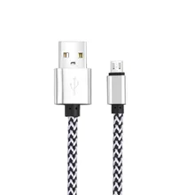 2000 шт V8 металлическая алюминиевая головка пеньковая веревка смелые кабели для наушников MICRO-USB кабель тканый провод для iphone 5 6 7 8 для samsung htc