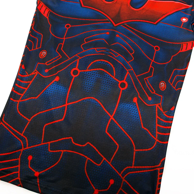 Для мужчин женщин фитнес ММА компрессионная рубашка аниме майки для велоспорта с длинным рукавом 3D Мстители Человек паук косплей базовый слой