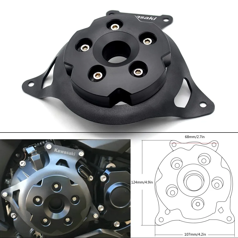 

Motorcycle Engine Stator Cover Engine Guard Protection Side Shield Protector For Kawasaki Z750 Z800 2013 - 2017 Z 750 800 13-17