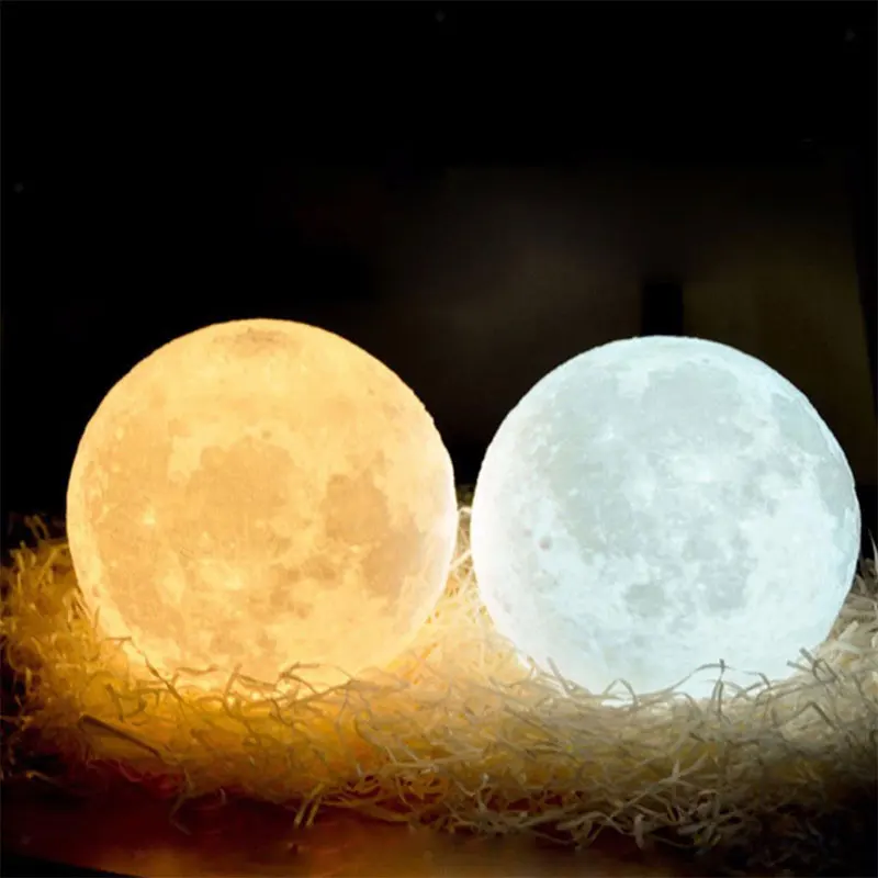 

Multicolor Moon Lamp Personality Home Decor Moon Light Earth Night Light LED Moon Light