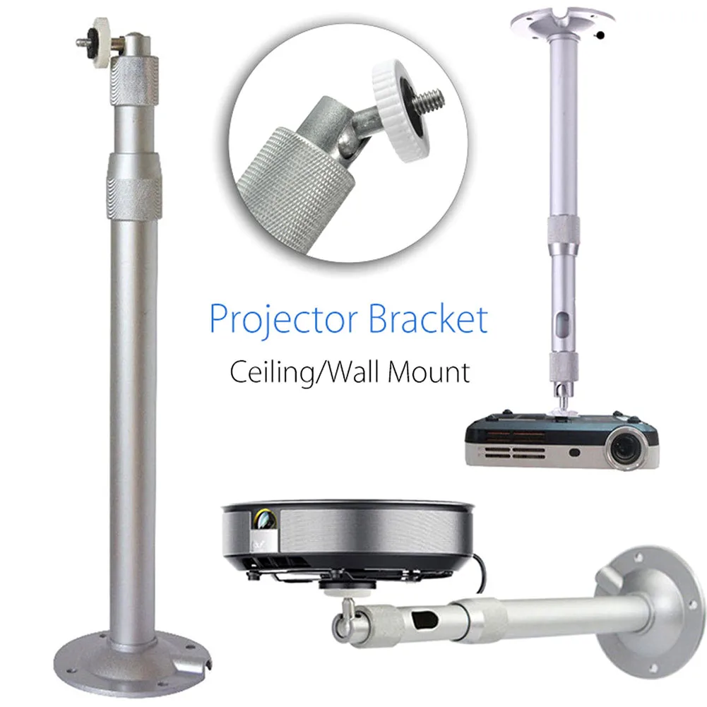 

Universal 20-40cm Projector Ceiling Wall Mount Aluminium Bracket 15KG Capacity LCC77