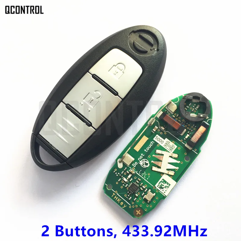 

QCONTROL Car Smart Remote Key Fit for NISSAN Qashqai X-Trail Keyless Entry Controller for Continontal 433.92MHz