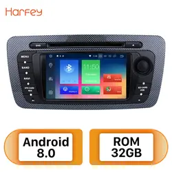 Harfey 2Din Android 8,0 7 дюймов радио автомобиль SEAT IBIZA VW 2009 2010 2011 2012 2013 Tochscreen gps мультимедиа плеер Wi-Fi