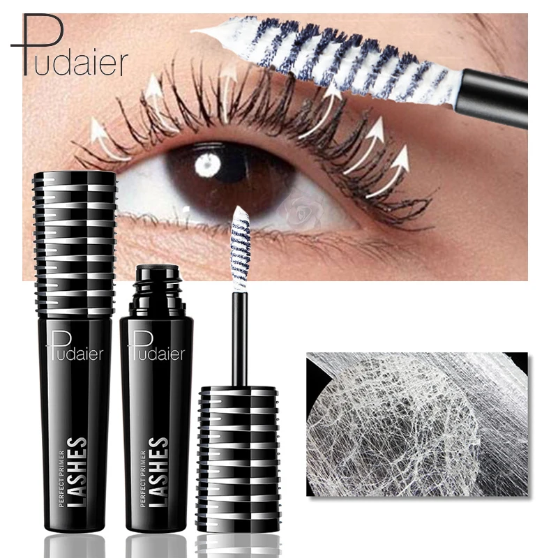 

Pudaier Eyelash Mate Cream Waterproof Long Curling Thick Long Eyelash Primer Natural Thick Lengthening Make Up Lasting Mascara