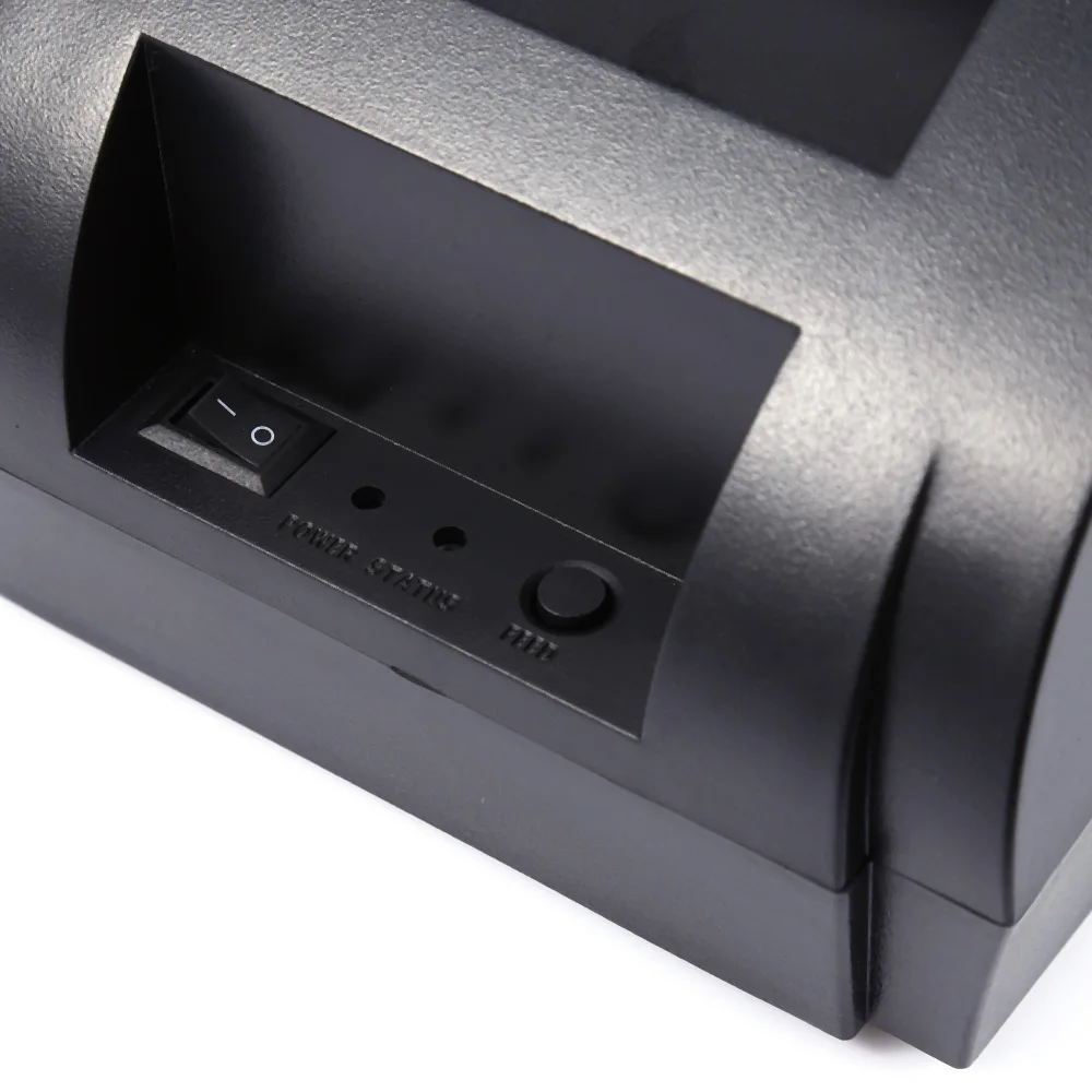 58 мм черный термопринтер штрих-код сканер USB POS принтер для POS системы
