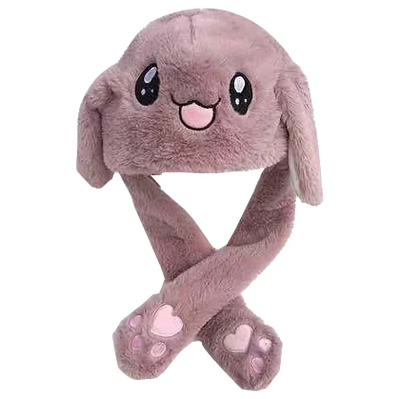 MrY Cute Rabbit Plush Bunny Hat Interesting Moving Up Down Ears Toys Airbag Cap Funny Play Toy Gift Toys MrY Cute Rabbit Plush Bunny Hat Interesting Moving Up Down Ears Toys Airbag Cap Funny Play Toy Gift Toys