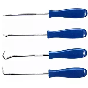 

Universal 4Pcs Car Auto Straight Angled Hook Pick Set O Ring Oil Seal Gasket Remover Puller Extractor Mechanics Tools