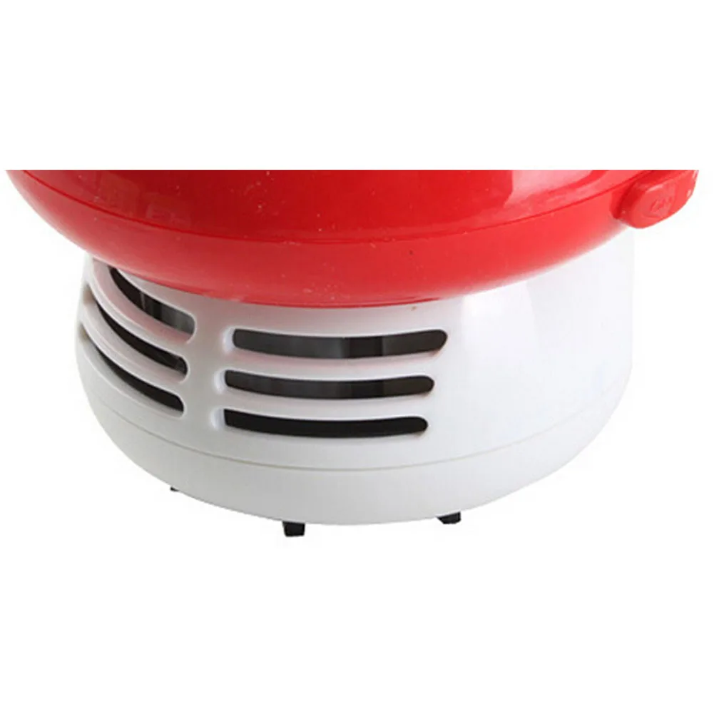 

New Home Handheld Mushroom Shaped Mini Vacuum Cleaner Car Laptop keyboard Desktop Dust cleaner-red drop Shipping
