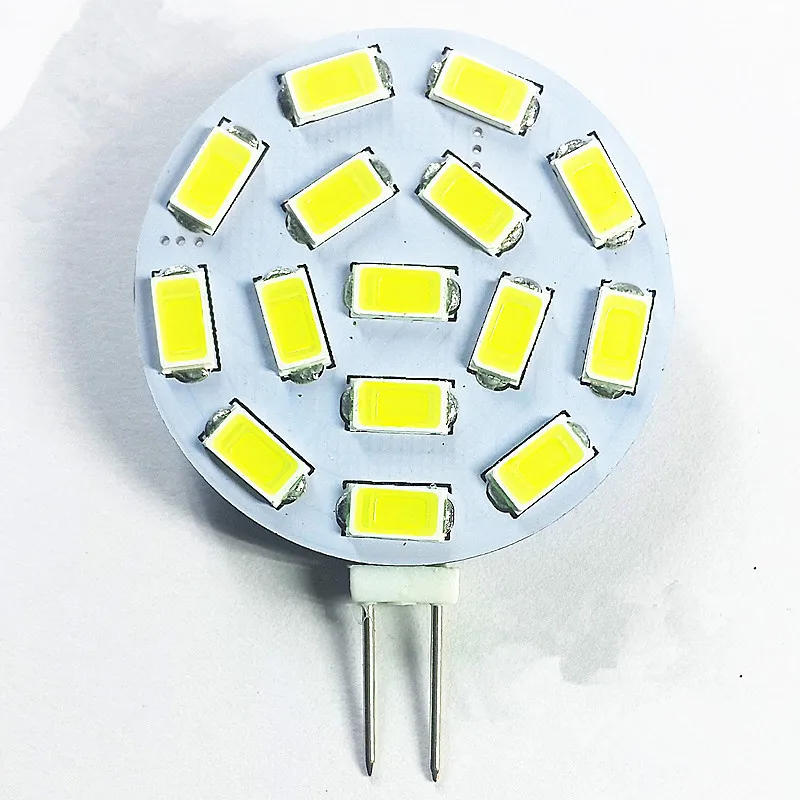 Светодиодная лампа G4 5 шт./лот 15 шт. 5730/5630SMD 12 В переменного/постоянного тока 24