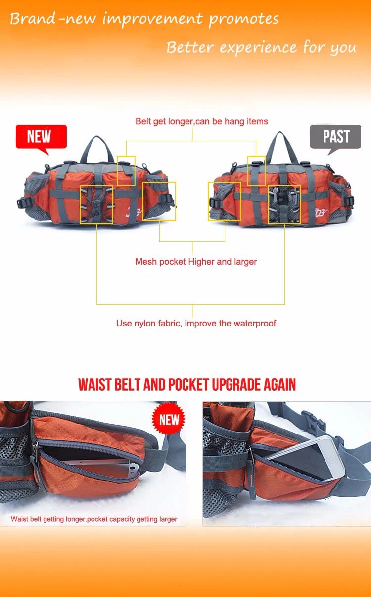 Discount 5L Multifunctional waist Bags/backpack Cycling biking Hunting sightseeing nylon Waterproof outdoor camera phone shoulder bag 8