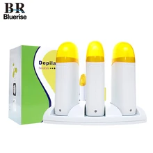 BLUERISE Depilatory Heater For Hair Removal 3 wax machine Beauty salons essential Hard wax for removing hairs aquecedor de cera