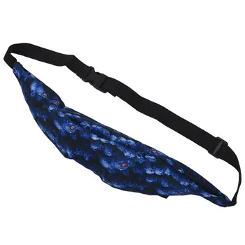 

Sport Waist Bag Coin Bags Mobile Phone Fanny Packs Unisex Belt Bags(Navy blue)