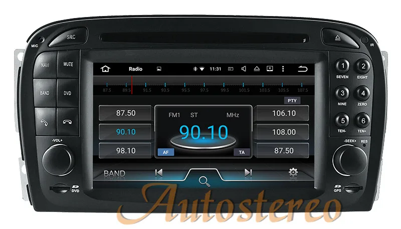 Excellent Android 9 Car GPS Navigation Car radio DVD player Headunit For Mercedes Benz SL R230 SL500 2001-2007 multimedia player Satnav HD 19