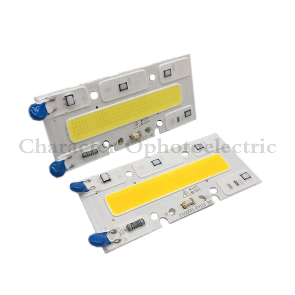 110V 220V COB LED Chips Lamp 30W Energy Saving Bulb Replace for IP65 LED Chip Projector Lights new att7022cu qfp44 package three phase meter energy metering chip electronic components matching order