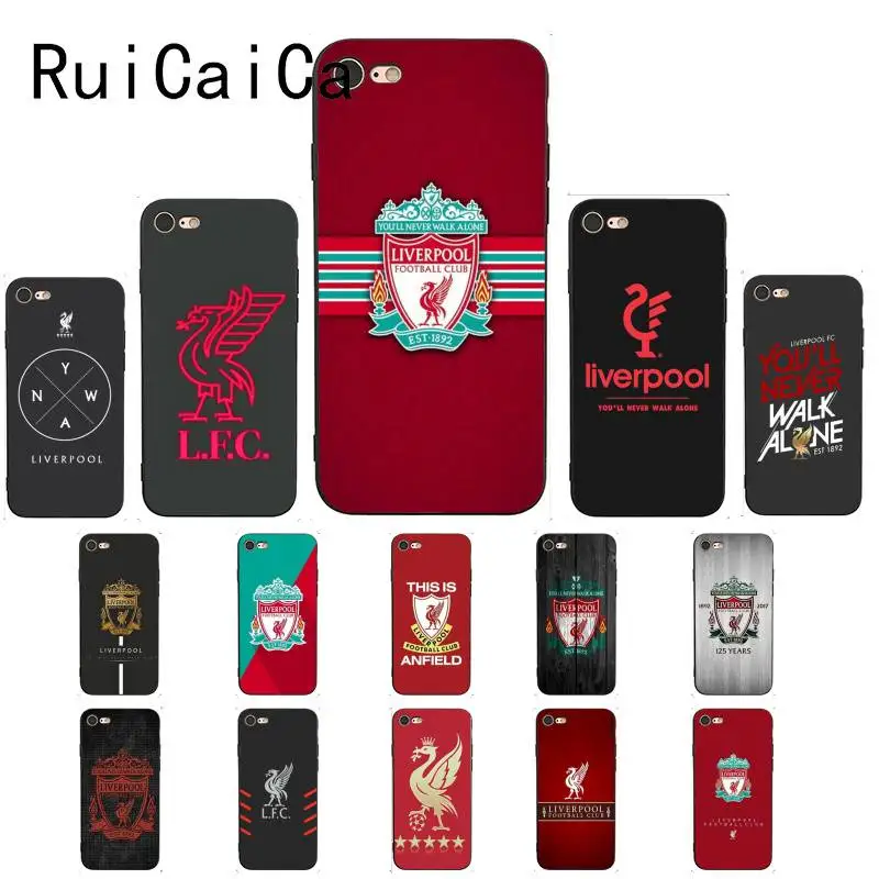 

Ruicaica FC Liverpool soccer football Customer Colorful Cute Phone Case for iPhone 8 7 6 6S 6Plus X XS MAX 5 5S SE XR Fundas