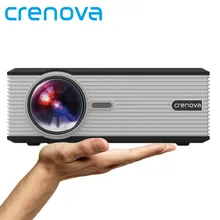 Crenova XPE470 LED видеопроектор 1080 P Офис проектор через usb drive TV ноутбук смартфон