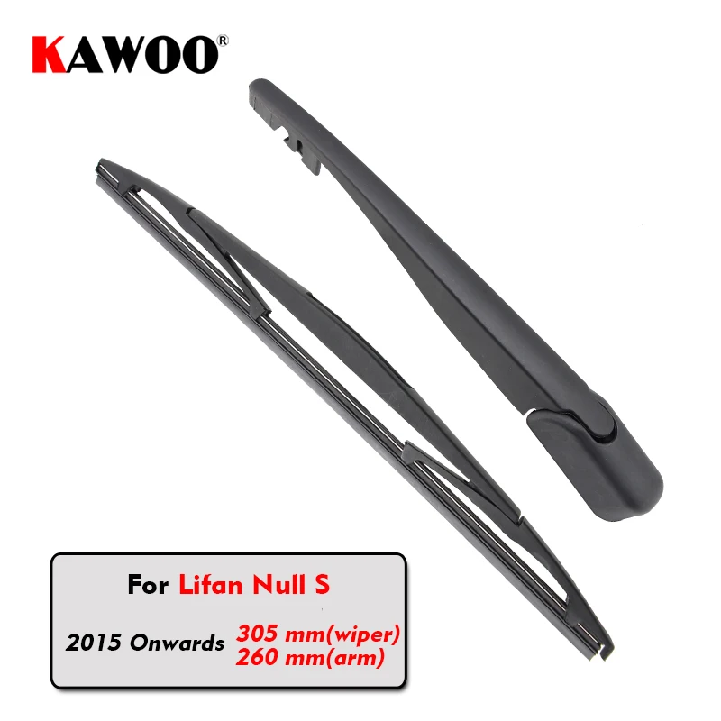 

KAWOO Car Rear Wiper Blades Back Window Wipers Arm For Lifan Null S Hatchback (2015 Onwards) 305mm Auto Windscreen Blade Styling