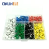 Free Shipping 460pcs 6-different Crimp Terminal Tube Pre Insulating Terminal Bootlace Ferrules Kit Set Wire Copper Crimp ► Photo 3/5