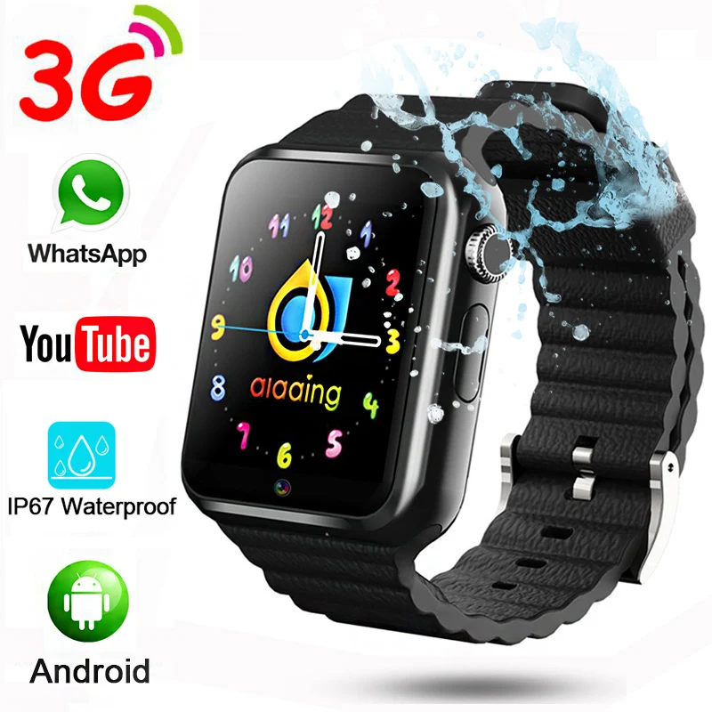 

3G Child Boys Girls Kids Watch Wifi Video Call Camera Whatapp Youtube APP IP67 Swimming Smart Watch SmartWatch 32G v7w