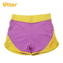 Детские розовые летние шорты для плавания с героями мультфильмов защита от солнечных лучей на пляже, штаны для детей, леггинсы, купальники