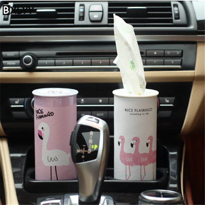 BXLYY креативный Фламинго автомобильный бумажный мультистиль портативный тканевый украшения из бумаги для Свадьбы товары для вечеринки, дня рожденья Unicor вечерние Y. 7z