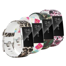 Honecumi 4 упак. группы для Fitbit заряд 2 Аксессуары Часы наручные ремешок для Fit бит заряда 2 Smart силиконовой лентой замены